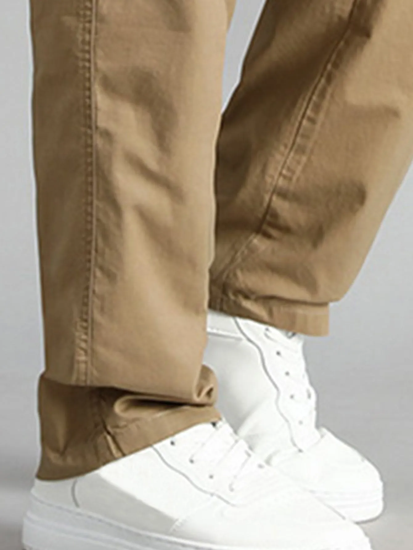 Flight Mens Solid Pocket Side Cargo Pants