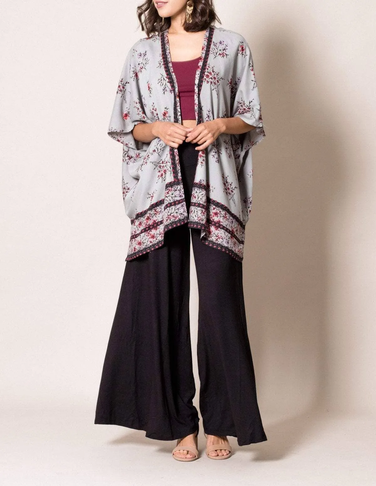 Flowy Palazzo Pants - Black