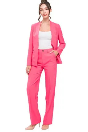 Formal Straight Leg Blazer Pants