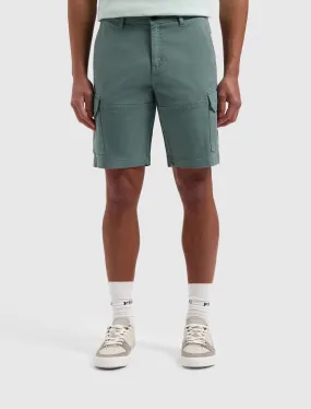 Garment Dye Cargo Shorts | Faded Green