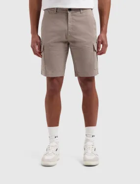 Garment Dye Cargo Shorts | Taupe