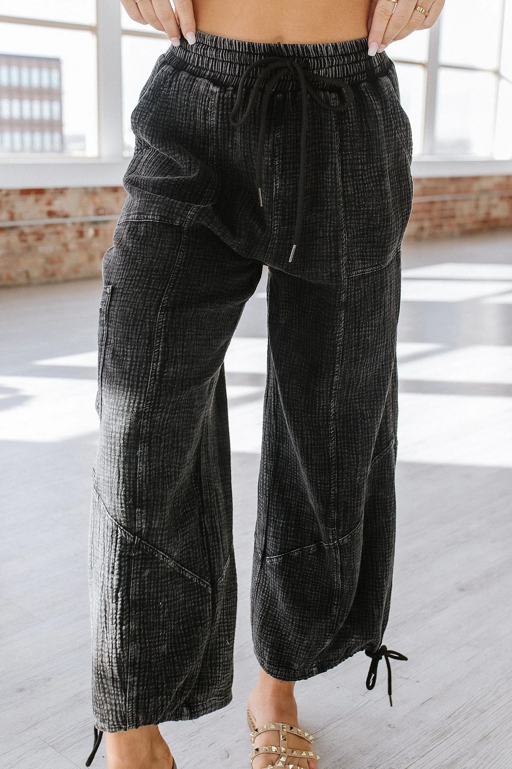 Grayson Cargo Drawstring Pants | S-XL