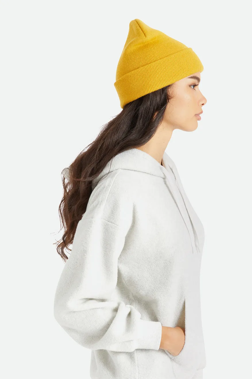 Harbor Beta Watch Cap Beanie - Mustard