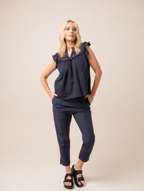 Harpers Emporium Weekend Pant in Navy