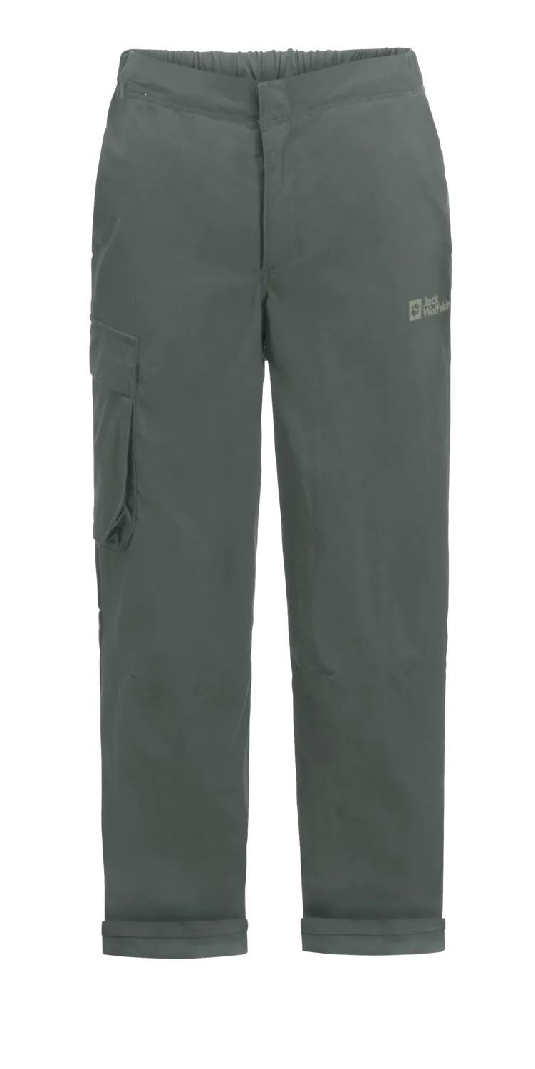 Jack Wolfskin Kids&#x27; Desert Pants Slate Green | Buy Jack Wolfskin Kids&#x27; Desert Pants Slate Green here | Outnorth