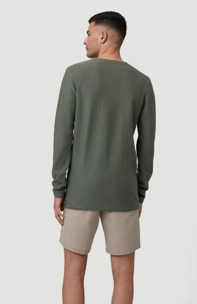 Jack's Fav Pullover | Olive Leaves -A