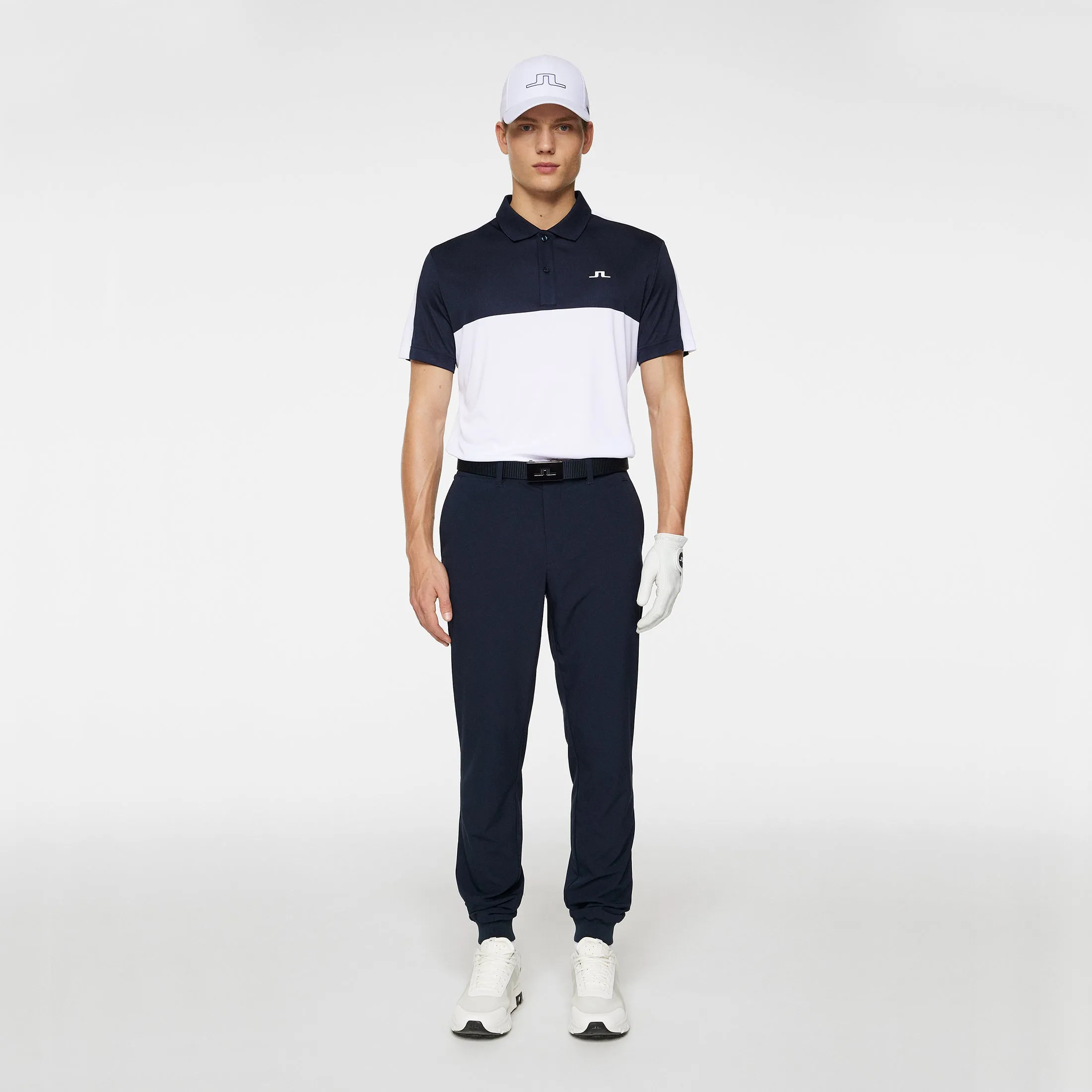 J.Lindeberg Cuff Jogger Golf Pants - JL Navy