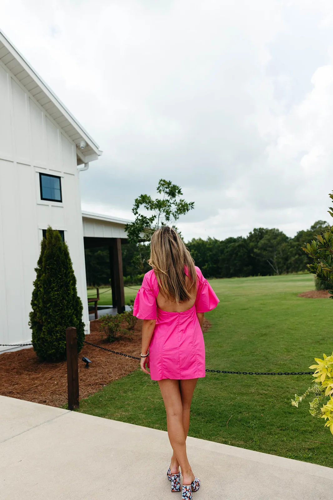 Keep It Simple Mini Dress - Pink