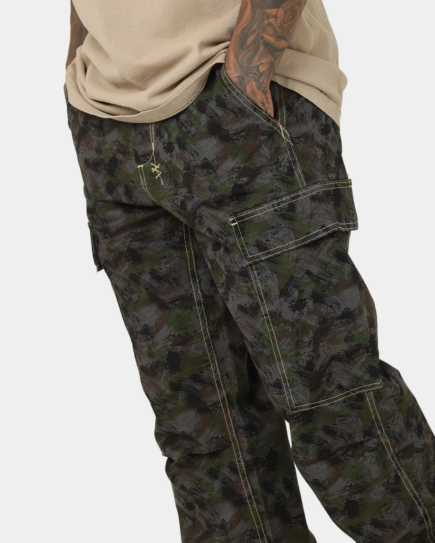 Ksubi Fugitive Cargo Pants Camo