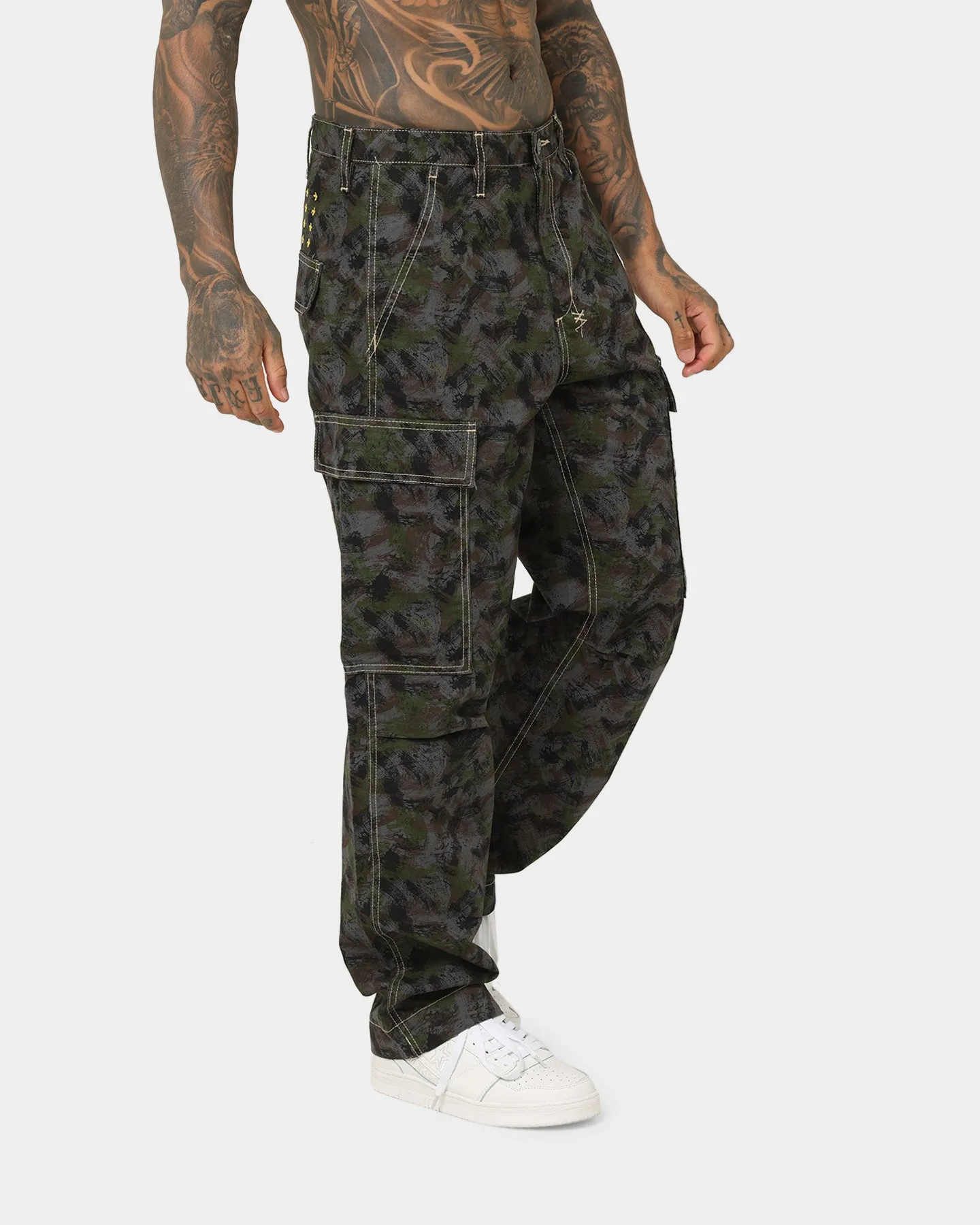 Ksubi Fugitive Cargo Pants Camo