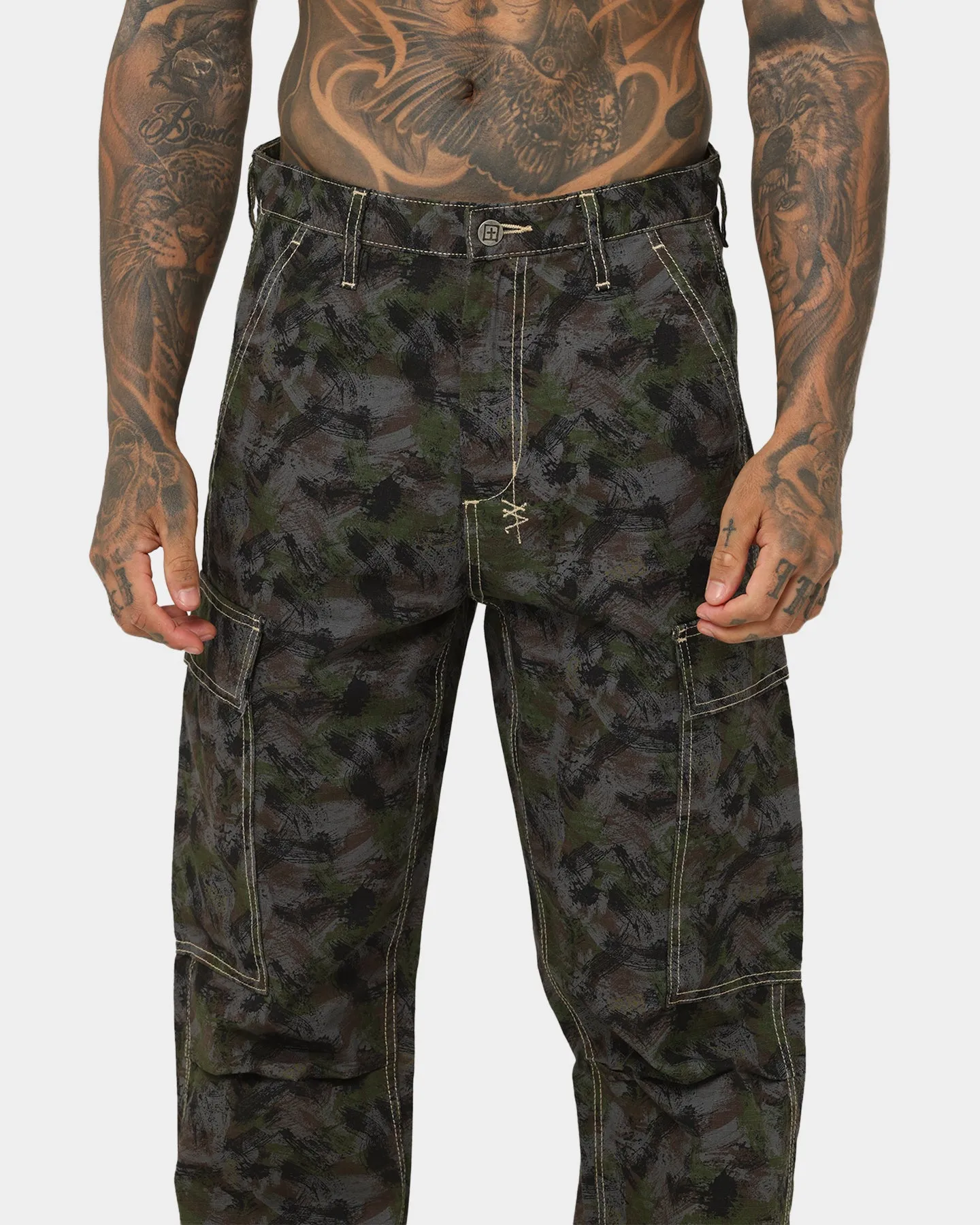 Ksubi Fugitive Cargo Pants Camo