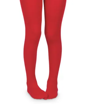 Microfiber Nylon Tights - Red