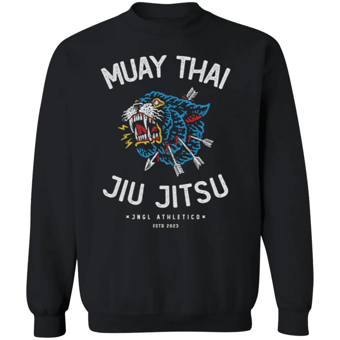 Muay Thai x Jiu Jitsu V2 - Crewneck Sweatshirt