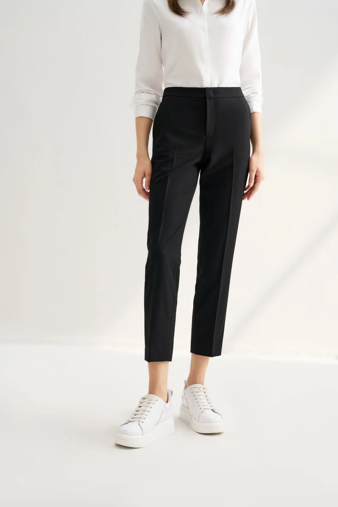 Multi-way Stretch Modal Cigarette Suit Pants