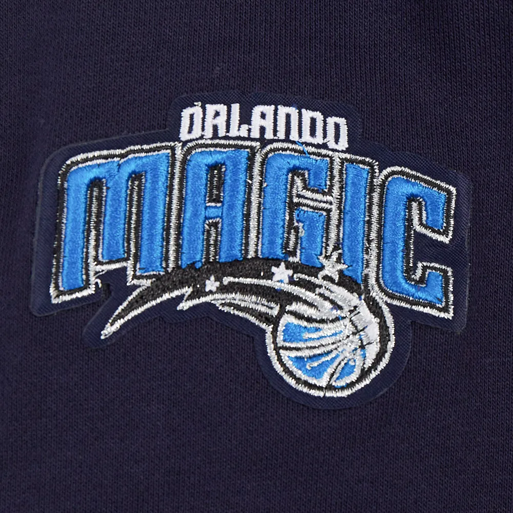 NBA ORLANDO MAGIC CLASSIC WOMEN'S CROPPED PO HOODIE (MIDNIGHT NAVY)