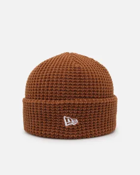 New Era Branded Beanie Cedar