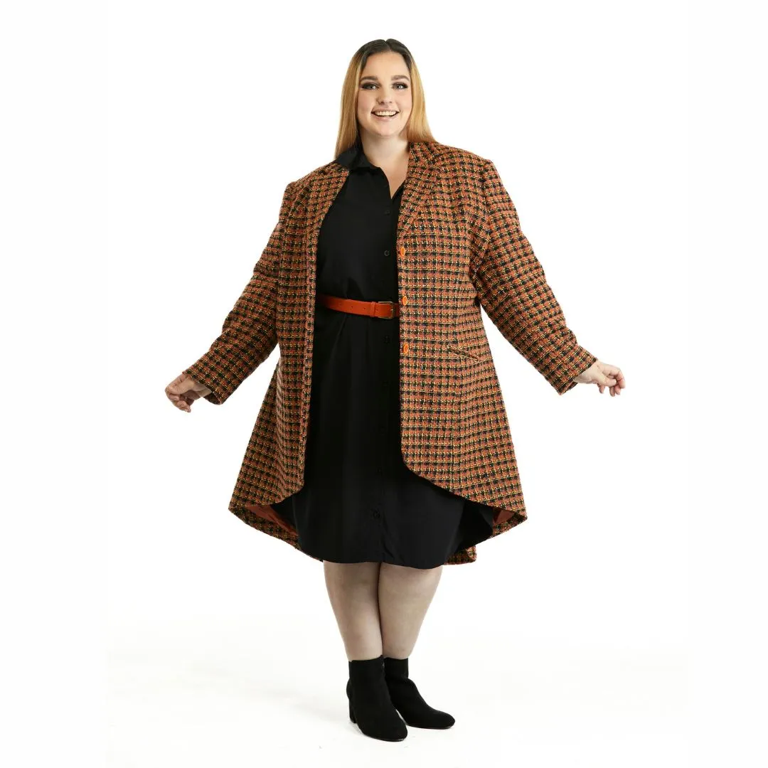 New Orange & Cinnamon Aha Coat