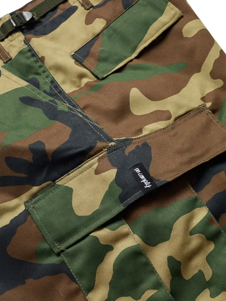 No-Comply Cargo Shorts - Woodland Camo