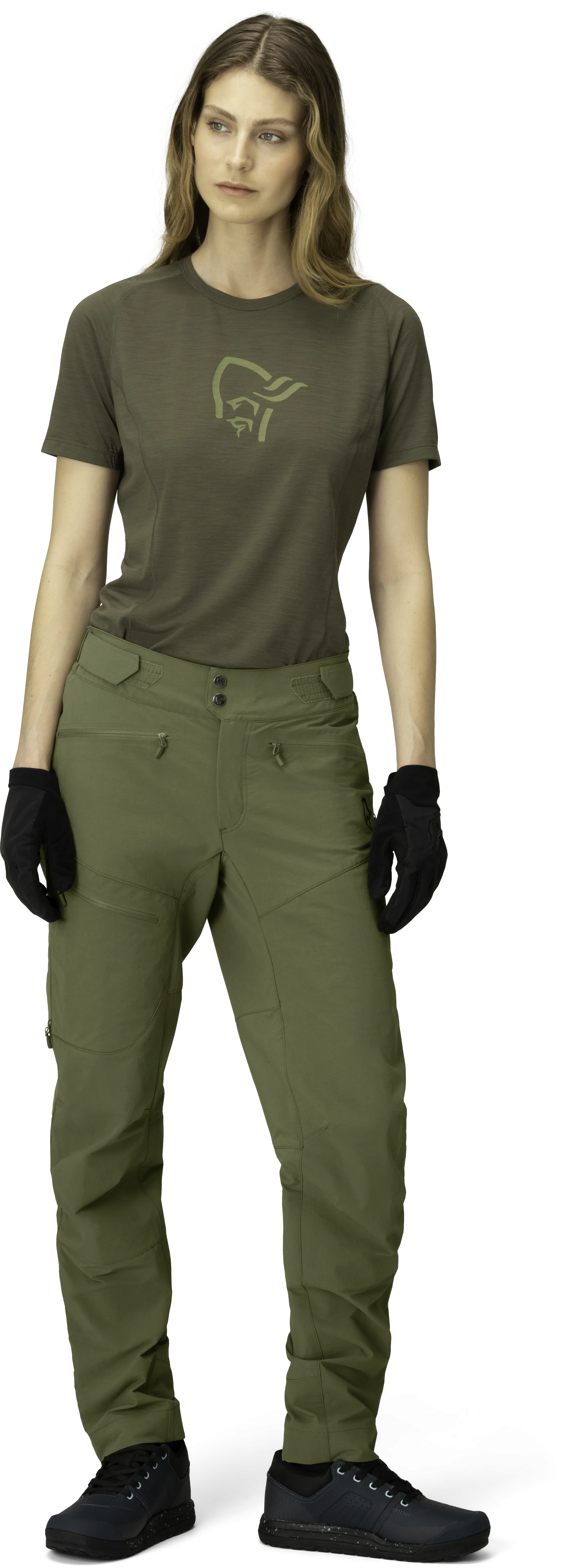 Norrøna Women&#x27;s Fjørå Flex1 Pants Loden Green | Buy Norrøna Women&#x27;s Fjørå Flex1 Pants Loden Green here | Outnorth