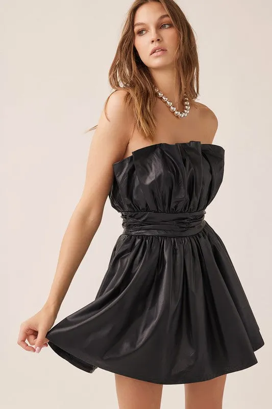 Off Shoulder Romantic Mini Dress