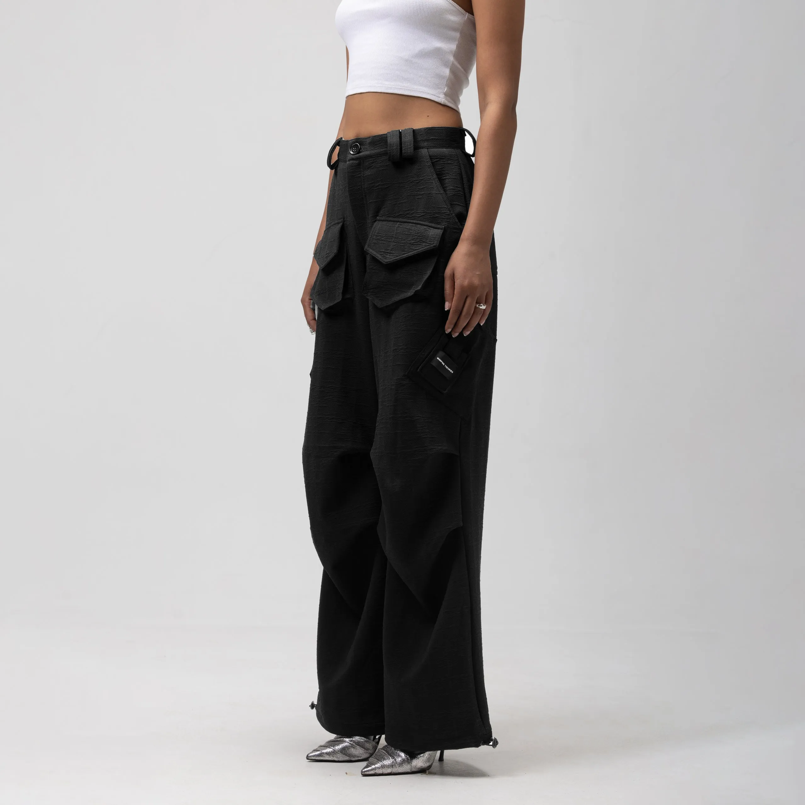 PARACHUTE PANTS TYPE -2/ TEXTURED