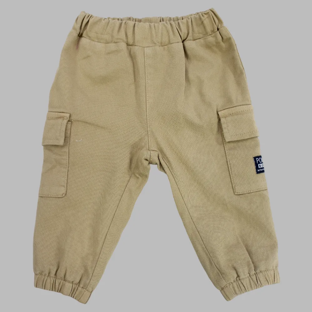 Plain Gabardine Cargo Pants