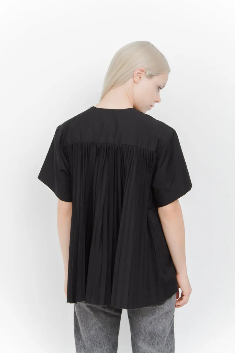 PLEATED BACK TOP