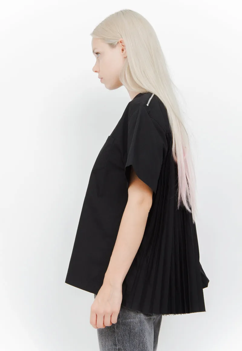 PLEATED BACK TOP