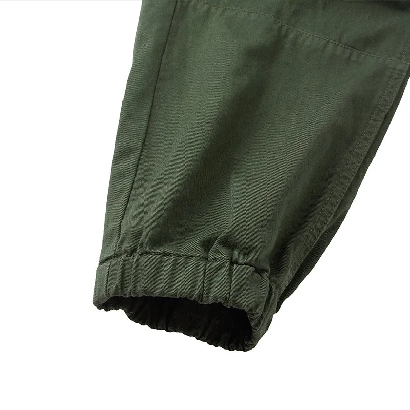 POCKETS CLOSED BOTTOM CARGO PANTS