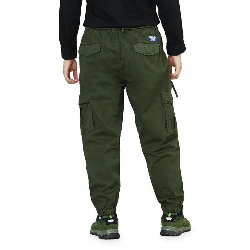 POCKETS CLOSED BOTTOM CARGO PANTS