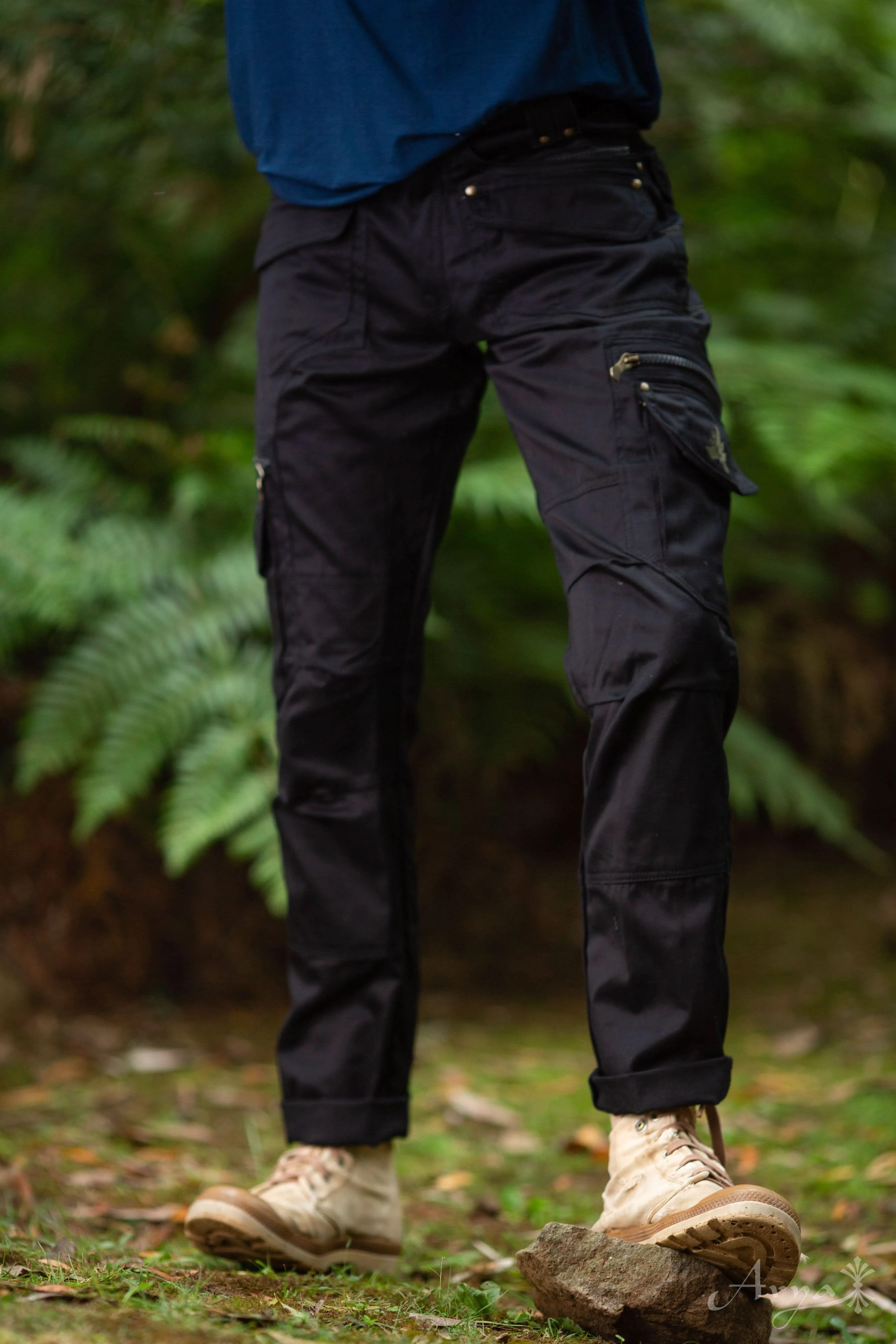 Psy Cargo Trousers - Black