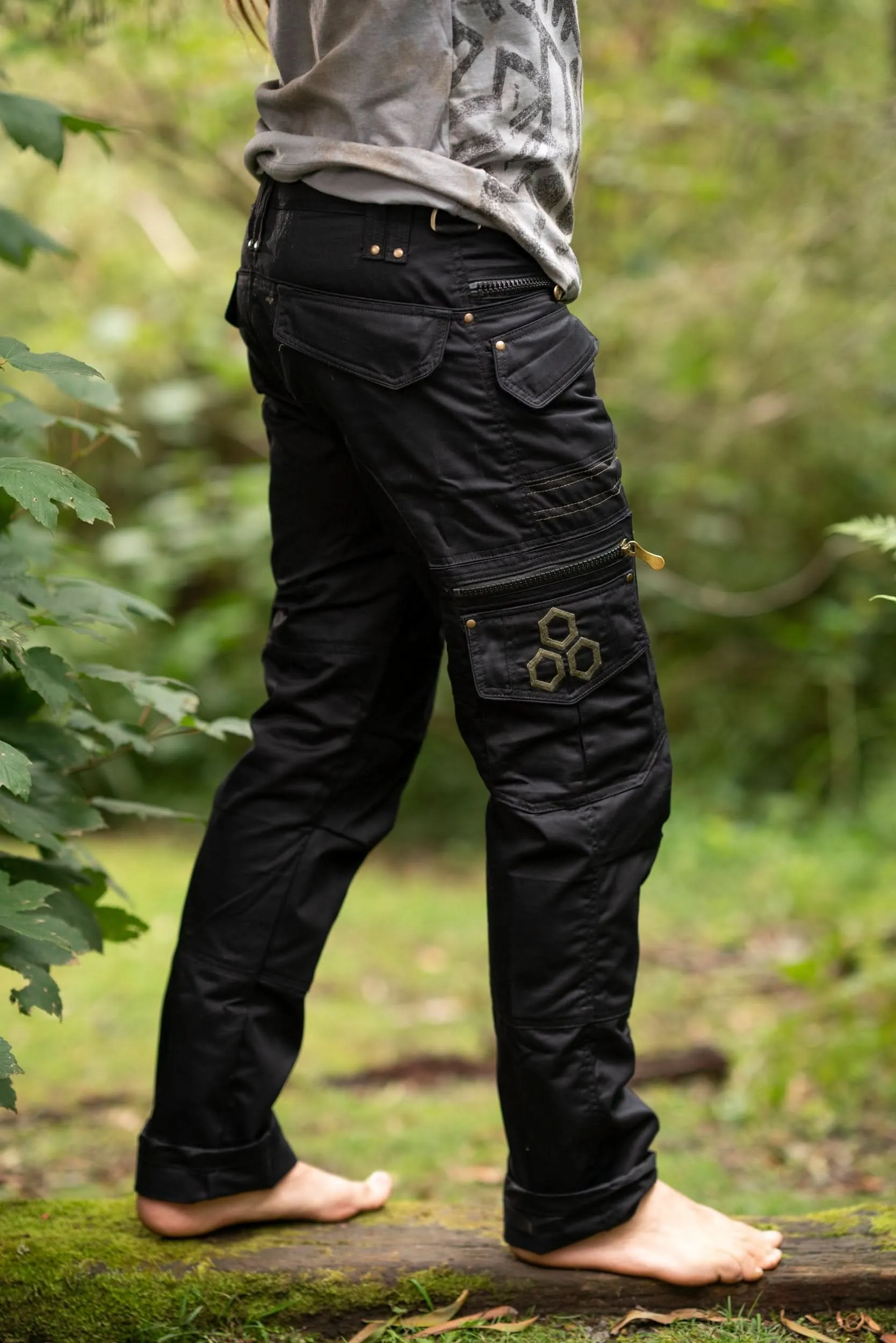 Psy Cargo Trousers - Black