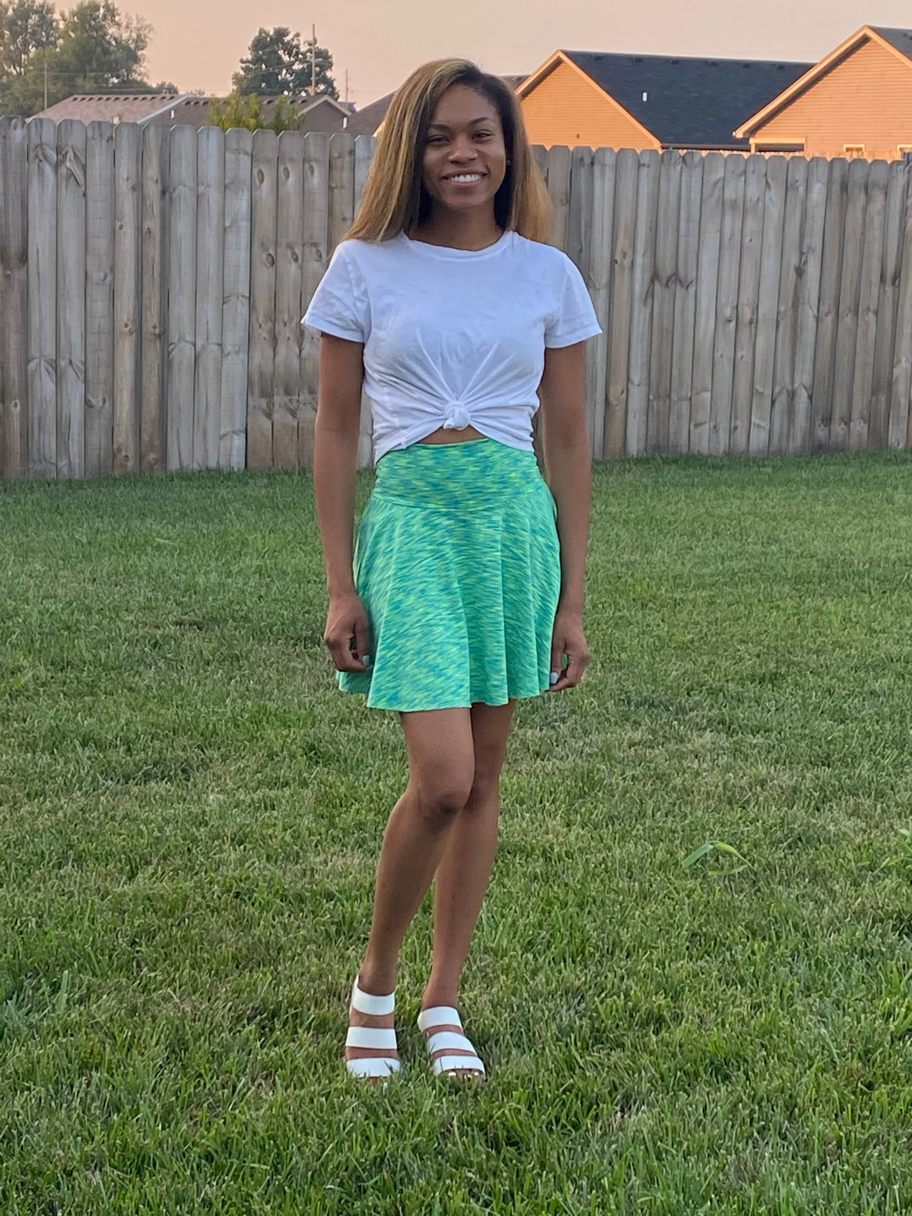 Rally Skirt Youth PDF Sewing Pattern 2-16