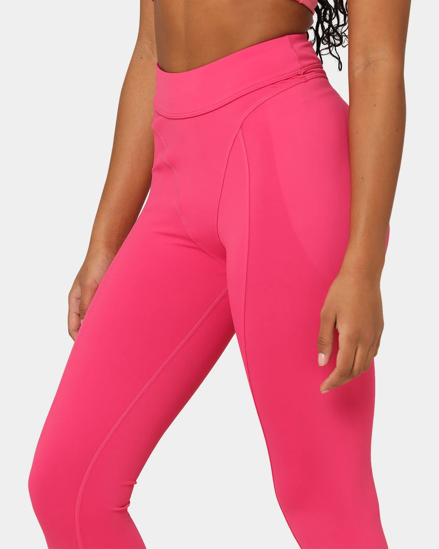 Reebok Women's Cardi B X Reebok High Rise Tights Pink Fusion