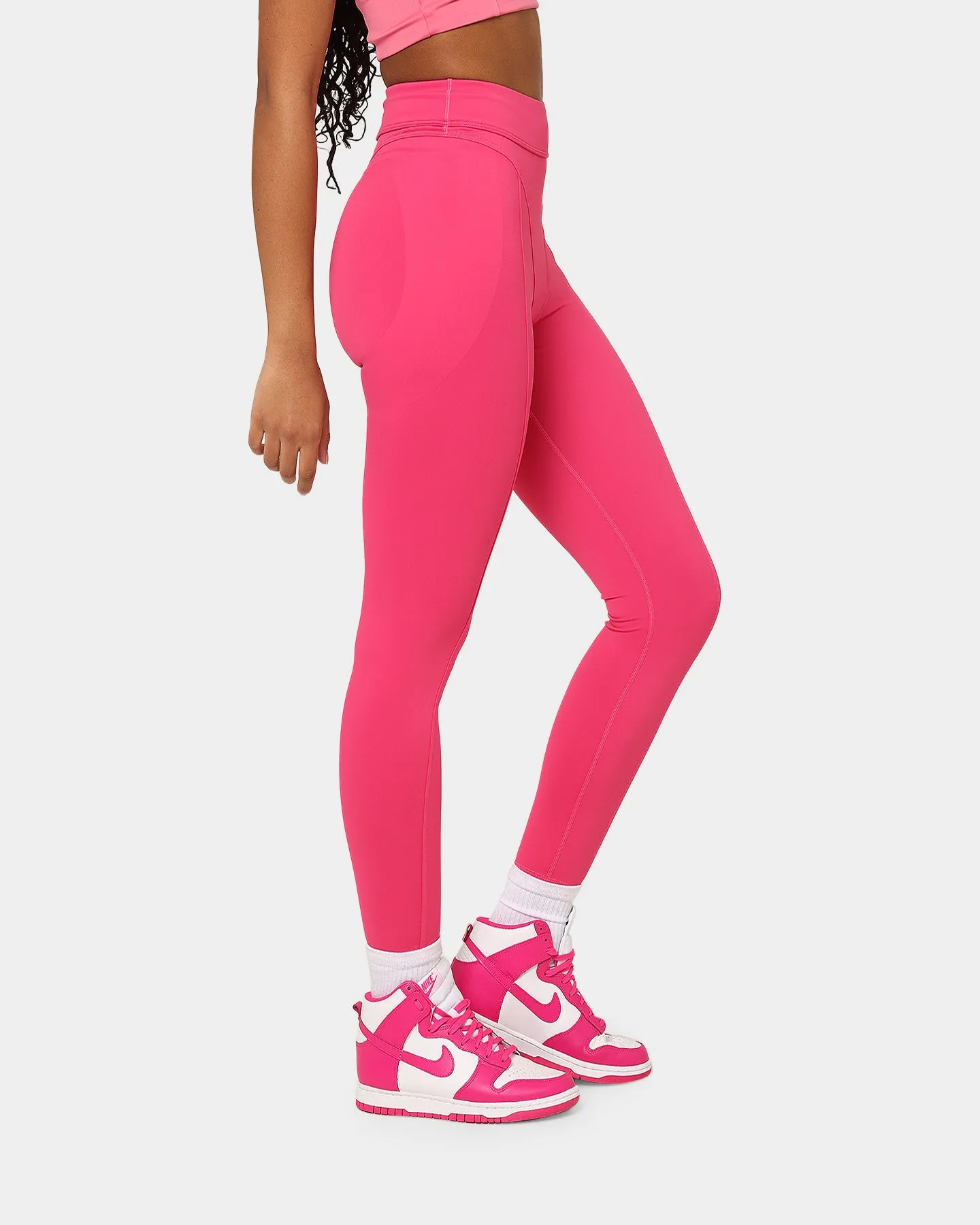 Reebok Women's Cardi B X Reebok High Rise Tights Pink Fusion