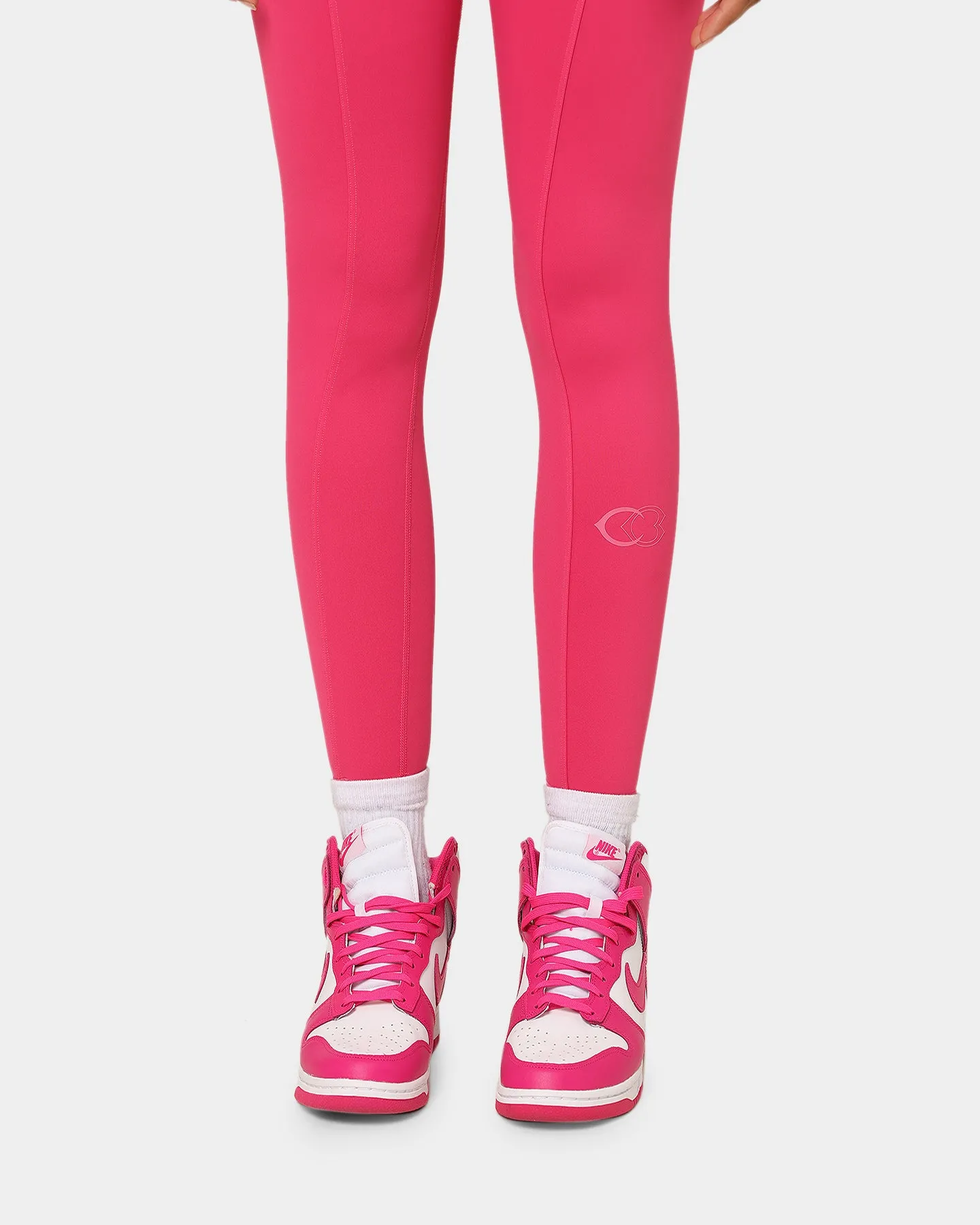 Reebok Women's Cardi B X Reebok High Rise Tights Pink Fusion