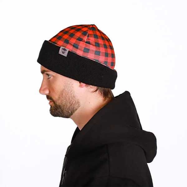 Reversible Beanie | Lumberjack Red