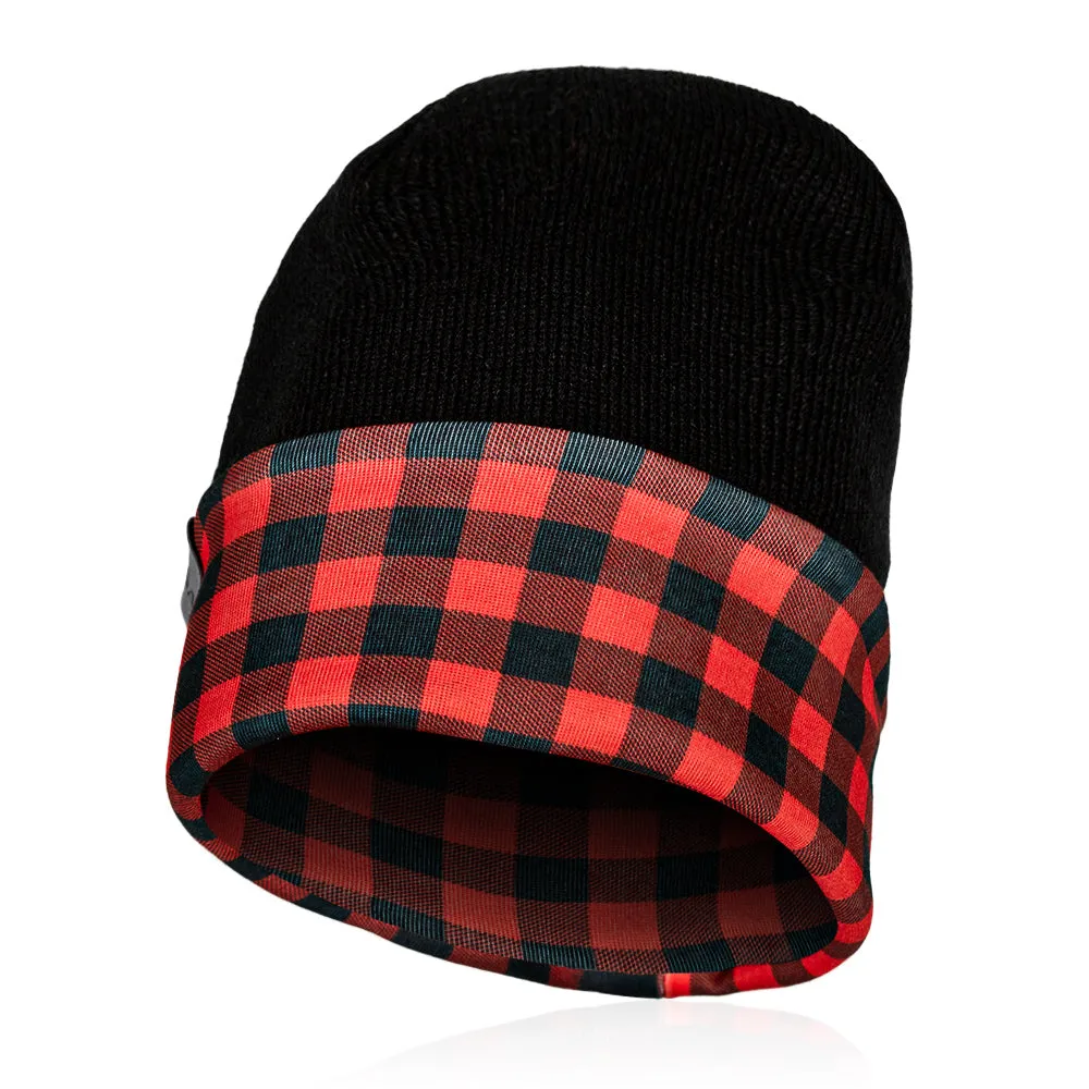 Reversible Beanie | Lumberjack Red