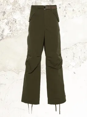 sacai belted cargo trousers