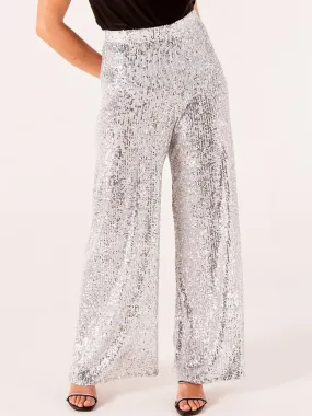 SACHA DRAKE SEQUIN PALAZZO PANT