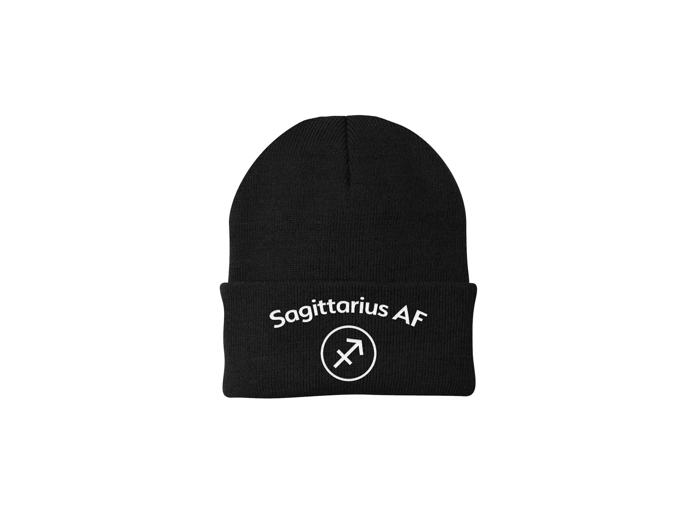 Sagittarius AF - Horoscope Embroidered Winter Beanie