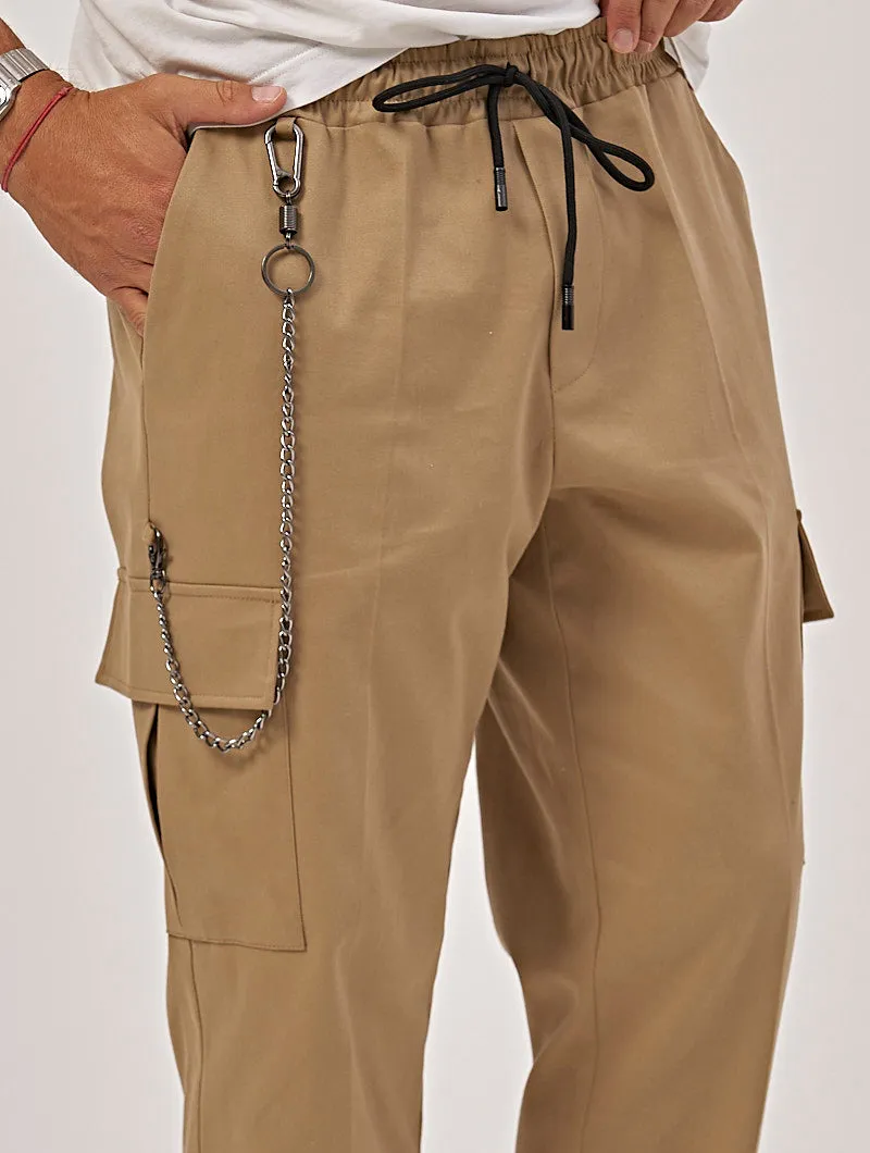 SAMUEL CARGO PANTS IN BEIGE