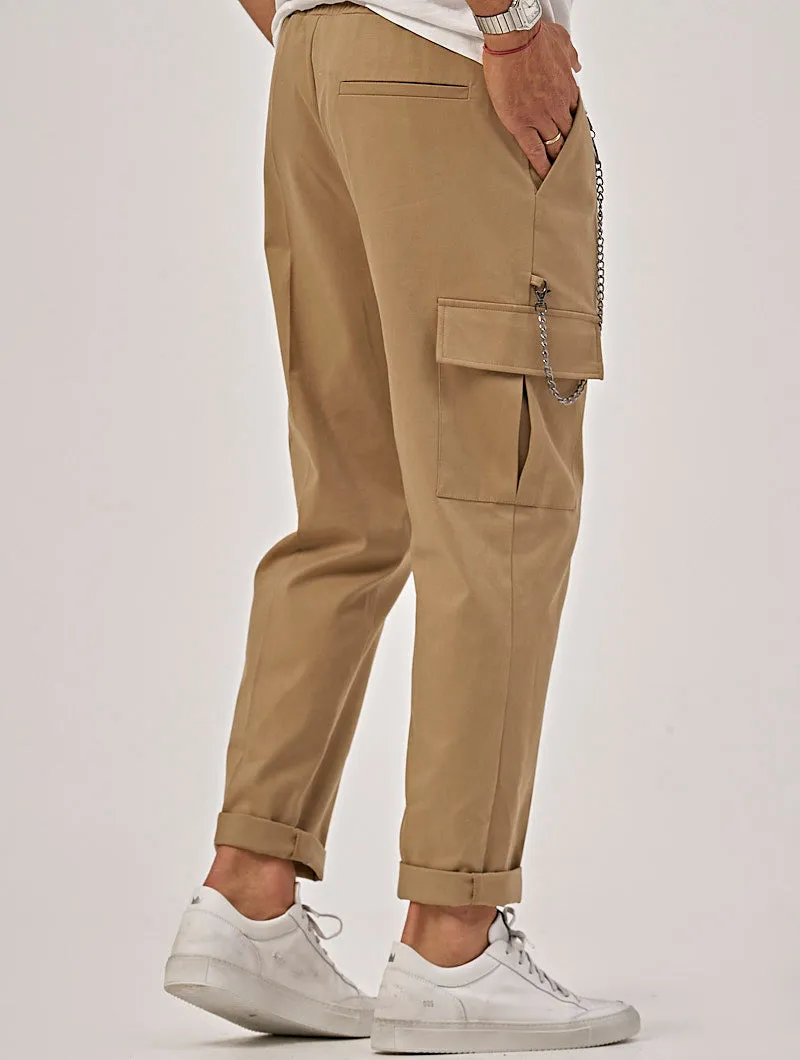 SAMUEL CARGO PANTS IN BEIGE