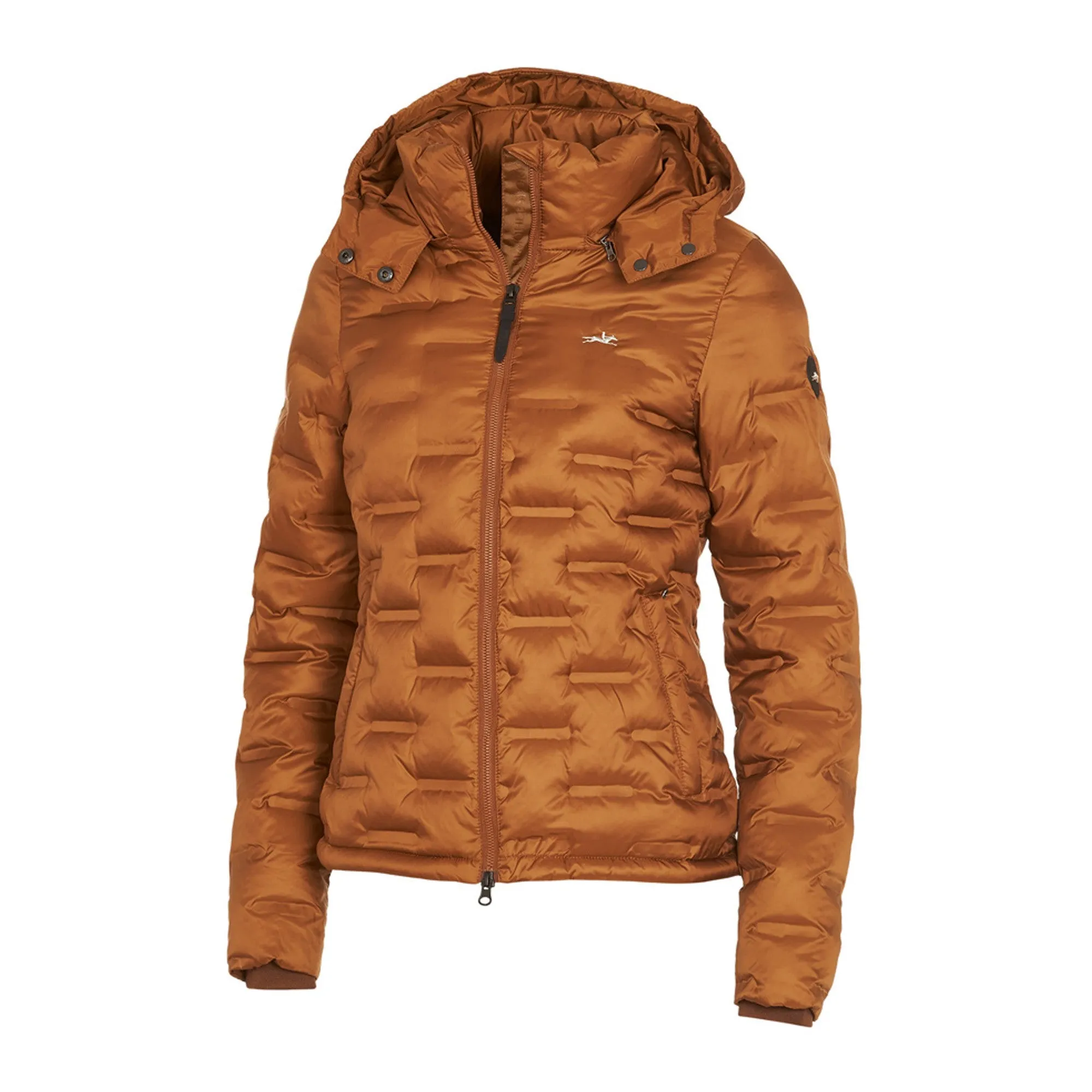 Schockemohle Ladies Cecilia Quilted Jacket - Cognac