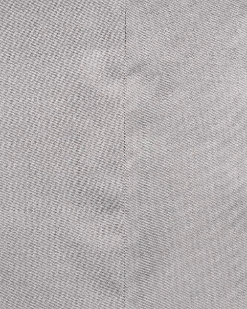 Silver Twill Dress Pant