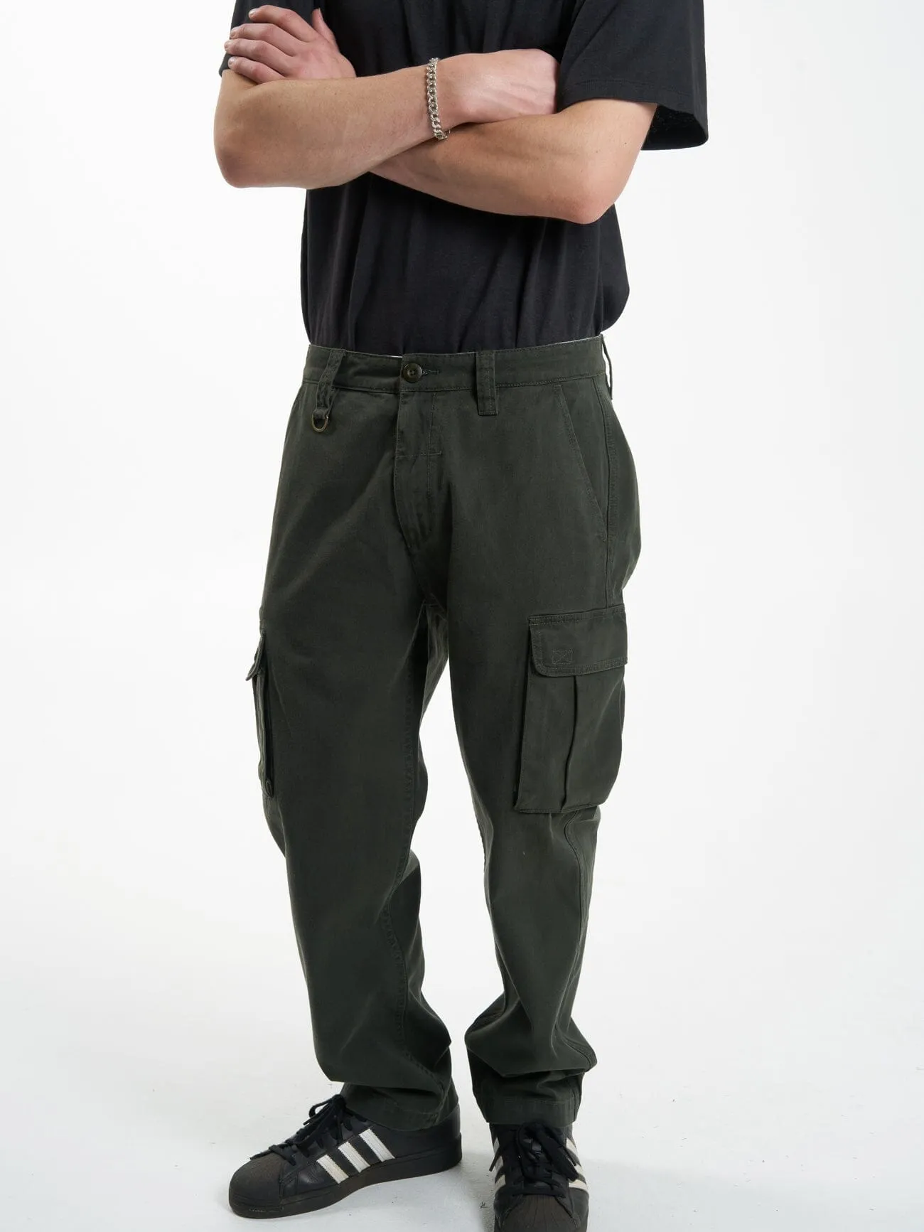 Slacker Union Cargo Pant - Oil Green