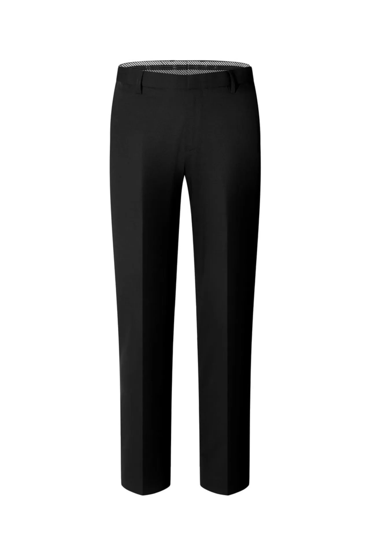 Soft Touch Multi-Way Stretch Smart Fit Twill Suit Pants with Elastic Waist Band