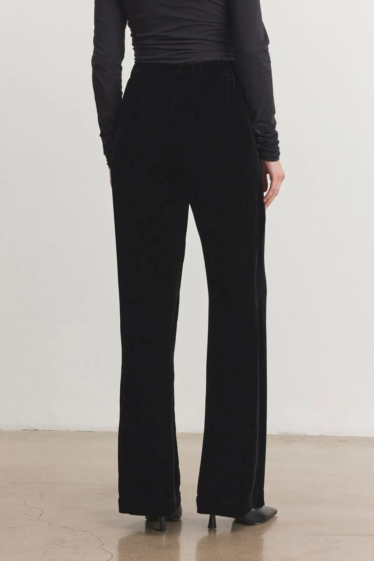 SORINE SILK VELVET PANT