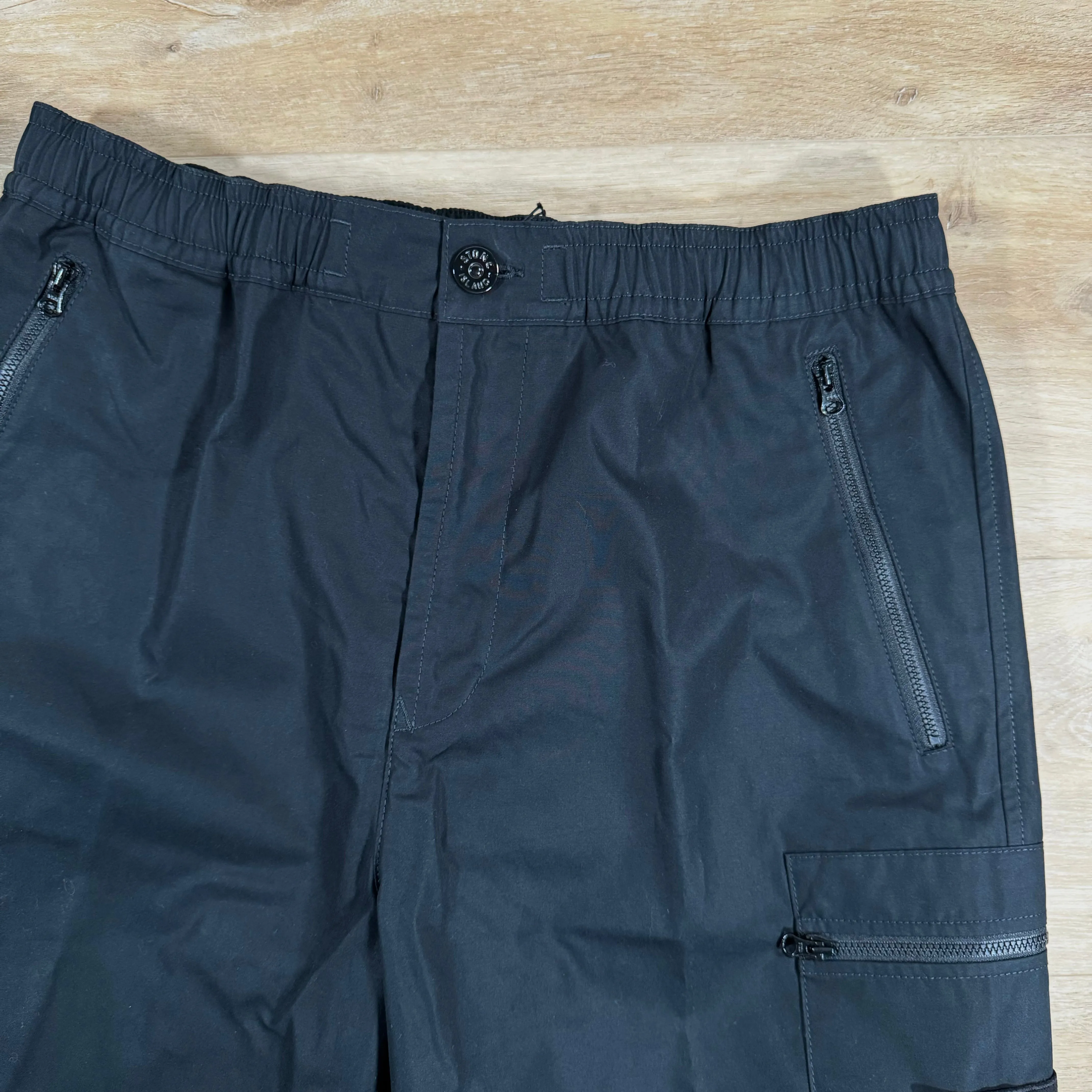 Stone Island Ghost Bermuda Shorts in Black