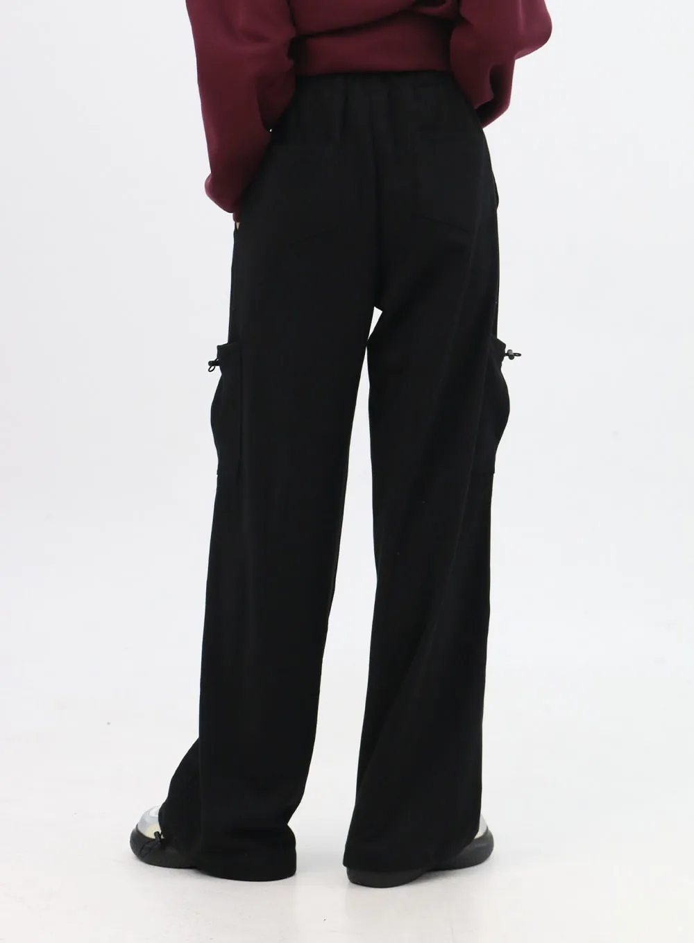 Straight Fit String Cargo Pants IN310